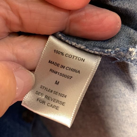 Hyped Unicorn Size Medium Denim Tunic/Dress - Picture 11 of 11